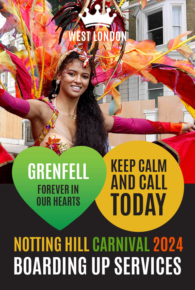 Notting Hill Carnival Boarding Up Service North West London